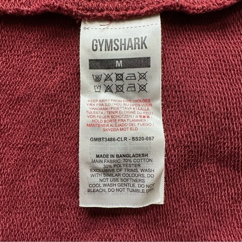 Gymshark Women's Maroon Athletic Jogger Pants, Sz Medium - Picture 10 of 11